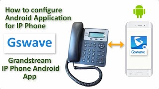 Free call from mobile with android voip GS Wave App grandstream [upl. by Ddene896]