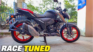 2023 TVS Apache RTR 160 4V SPECIAL EDITION Ride Review  Race Tuned 160cc Bike [upl. by Yenitsed237]