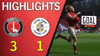 CHARLTON 31 LUTON  Sky Bet Championship Highlights February 2020 [upl. by Daitzman]