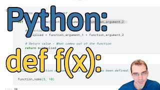 How to Make Define a Function in Python [upl. by Eeslek]