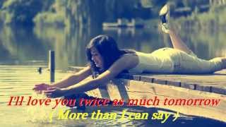 More Than I Can Say  LEO SAYER  Lyrics [upl. by Aja232]