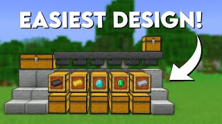 Minecraft Automatic Sorting System in Bedrock 121 MCPEXboxPS4Nintendo SwitchWindows10 [upl. by Gigi]