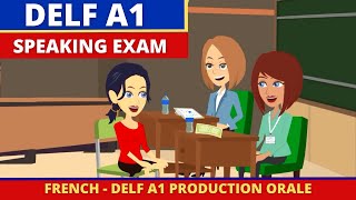 DELF A1 Production orale  French Speaking Exam Practice Preparation for Beginners [upl. by Elsy]