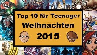 Top 10 Teenager Brettspiele für Weihnachten 2015  Geschenktipps [upl. by Nalyad]