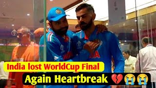 Again Heart break 💔 India loose WorldCup Final 😭😭 [upl. by Nevet135]