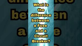 What is the difference between a Fuse and a Circuit Breaker jbtechnicians fusevscircuitbreaker [upl. by Hazel]