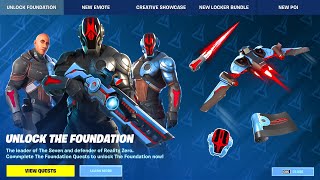 FOUNDATION NOW AVAILABLE in Fortnite UPDATE [upl. by Cliff]