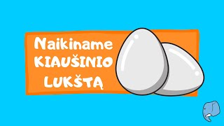 Naikiname kiaušinio lukštą🥚  Eksperimentai vaikams🤯 [upl. by Wincer]