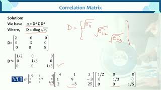 Correlation matrix  Multivariate Analysis  STA633Topic011 [upl. by Adnola168]