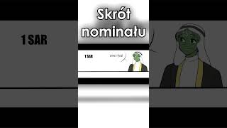 Skrót nominału 💱  komiks Countryhumans PL shorts memy śmieszne humor [upl. by Airdnek221]