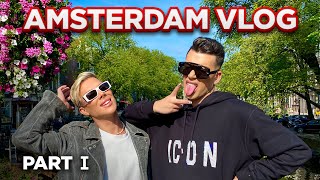 AMSTERDAM VLOG  PART 1 [upl. by Arihsak179]