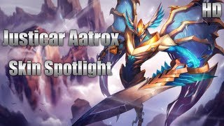 Justicar Aatrox Skin Spotlight  1080p  League of Legends [upl. by Queena]