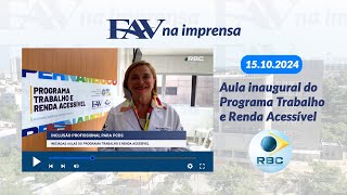 FAV NA IMPRENSA  REDE BRASIL TV  AULA INAUGURAL SEDEPE [upl. by Devad]