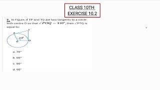 Class 10 maths chapter 10  Ex  102 q 2New NCERT CBSE [upl. by Bennir363]