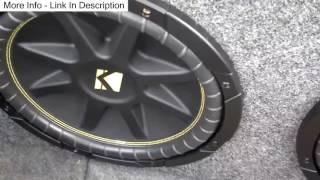 Kicker Comp 12quot 4Ohm Subwoofer Review [upl. by Salamanca]