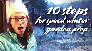 How to Winterize A Garden 10 Steps Before it Snows [upl. by Truc]