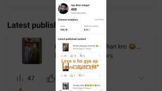 400😍🥳subscriber love you ho gya shukriya ap sb ki sapot ka 😍🥰shortvideo 40subscribers [upl. by Perri]