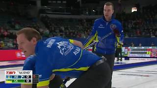 Draw 16  2020 Tim Hortons Brier  Bottcher AB vs Dunstone SK [upl. by Electra851]