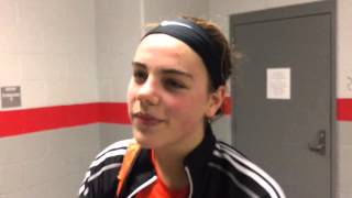 Girls basketball Edwardsville sophomore Rachel Pranger scores 21 points [upl. by Graf542]