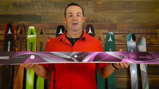 Atomic Vantage 95 C Skis  Womens 2018 Review [upl. by Mabel]