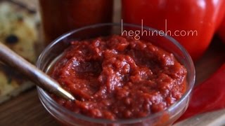 Կարմիր Պղպեղի Մածուկ  Red Pepper Paste Recipe  Հեղինե  Heghineh Cooking Show [upl. by Odlamur216]