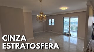 OLHA COMO FICOU ESSA SALA NA COR CINZA ESTRATOSFERA NÃO ACREDITEI DEPOIS QUE VI PRONTA [upl. by Muller]