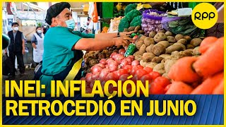 INEI precios en Lima Metropolitana retrocedieron en junio [upl. by Balas13]