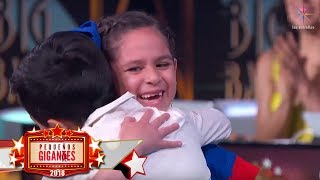 Diego sorprende a Luisangeli  Pequeños Gigantes 2018 [upl. by Euqilegna]