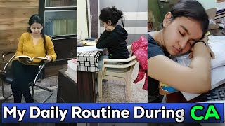 My Daily Routine During CA Exams  Air 01 Strategy  CA Nandini Agrawal [upl. by Phelan714]