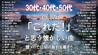 【作業用bgm（サビのみ）】30代以降が必ずどこかで耳にしたことがある曲メドレー！絶対に「これ聴いた事ある！！」ってなるはず！30代40代50代サビメドレー洋楽洋楽 洋楽メドレー懐メロ [upl. by Ibor]