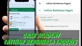 Grab Academy  Latihan Berbahasa Inggris  Kunci Jawaban [upl. by Neelasor]