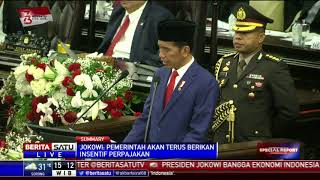 Pidato Jokowi Mengenai Nota Keuangan 2019 3 [upl. by Ardisj703]