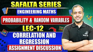 Lec12  Correlation and Regression  Probability and Random Variables  GATE 2025  Ankit Goyal [upl. by Allecsirp]