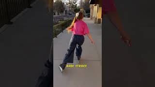 How to move on rollerblades for beginners 😄🐕 rollerblading learntoskate [upl. by Nauqel25]