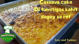 How to cook cassava cake Sobrang sarap nito Malambot kahit ilagay sa ref ng overnight [upl. by Marleah]