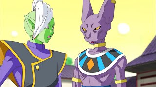 Beerus Destroys Zamasu By Saying Hakai English Dub [upl. by Eniloj]