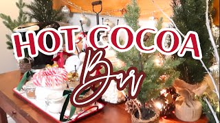 🎄 2024 Christmas Decorate With me  Cozy Christmas Decor  Christmas Hot Chocolate Bar 🎄 [upl. by Anaibaf]