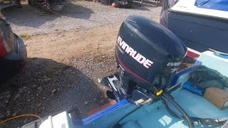 How to winterize your Evinrude ETec outboard an easy way [upl. by Dale]