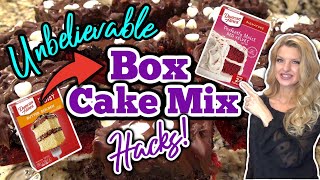 5 MindBlowing BOXED CAKE MIX HACKS You MUST TRY  Brilliant DOCTOREDUP BOX CAKE MIX RECIPES [upl. by Aerdnaed21]