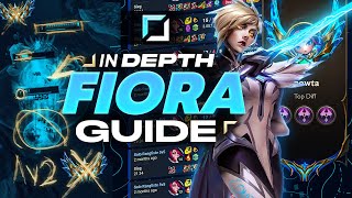 Learn to HARD CARRY With Fiora The Complete InDepth Fiora Guide [upl. by Toolis526]