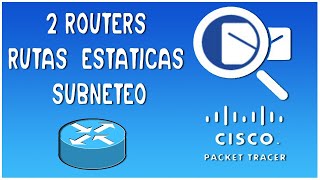 ☑️ CISCO Packet TRACER desde CERO  2 Router Rutas Estáticas y Subneteo  Tutorial en Español [upl. by Dave427]