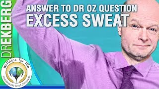 Real Doctor Reacts To Dr Oz Question About Excessive Sweat Hyperhidrosis  Dr Ekberg [upl. by Garlen211]