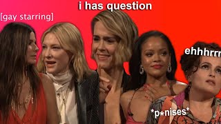 Oceans 8 Cast is a mess [upl. by Laekcim]