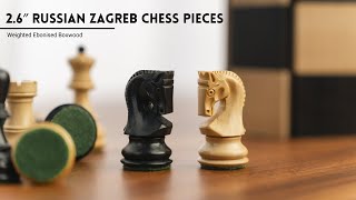 Introducing the 26″ Russian Zagreb Chessmen  A Timeless Tribute to Chess History [upl. by Audry259]