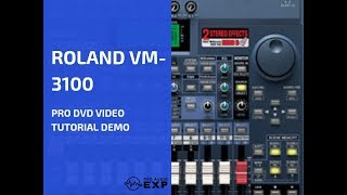 Roland VM3100 Pro DVD Video Tutorial Demo Review Help [upl. by Fedora]