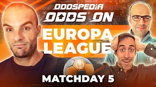 Odds On Europa League Predictions 202324 Matchday 5  Best Football Betting Tips amp Picks [upl. by Yot554]