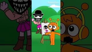 Incredibox Sprunki Help Pinki redraw her body parts sprunki animation trend [upl. by Hector411]