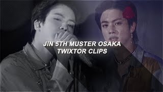 jin 5th muster osaka twixtor clips raw clips [upl. by Uziel]