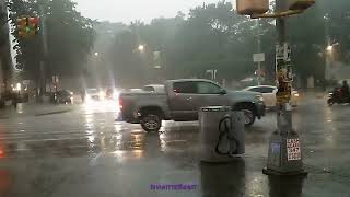 Severe Thunderstorm Warning Prospect Lefferts Gardens Brooklyn NY 8224 storm weather rain [upl. by Shere]