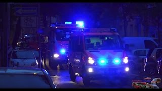 WOHNUNGSBRAND WIESBADENBIEBRICH  EINSATZ BF FW 1 amp 2  FF 23  RD  POL  23102016 [upl. by Esiocnarf700]